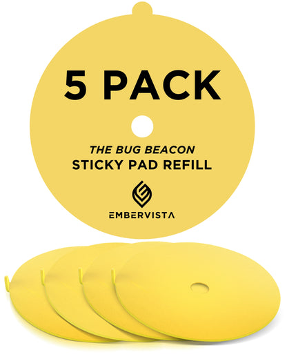 Multipack Sticky Traps for The Bug Beacon Bug Trap - Available in 5-Pack and 10-Pack