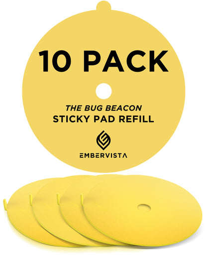 Multipack Sticky Traps for The Bug Beacon Bug Trap - Available in 5-Pack and 10-Pack